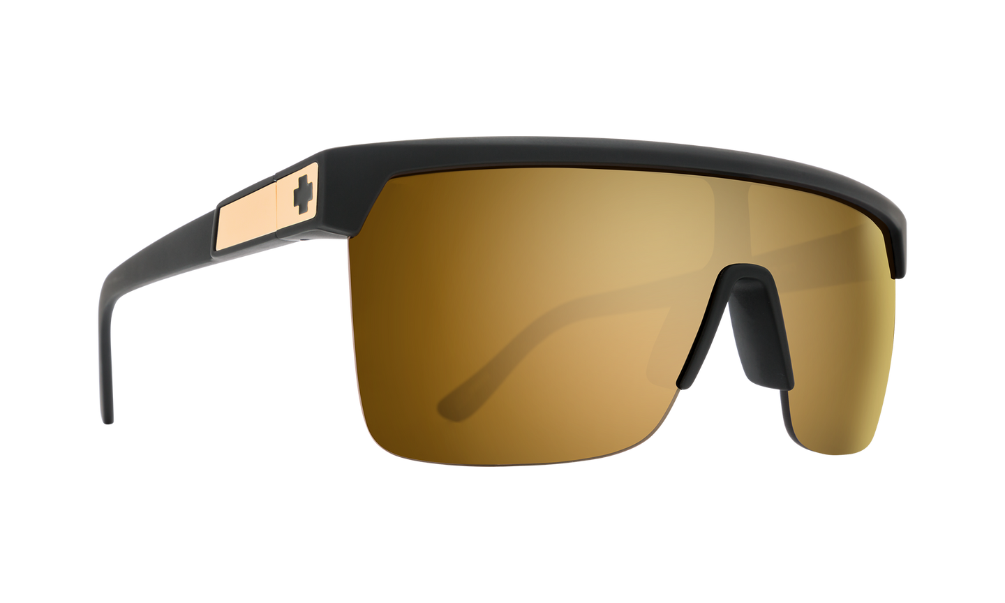 Spy Optic Sunglasses // Flynn 5050 25th Anniversary Matte Black Gold HD+ Gold Spectra